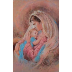 Puzzle - Matka Boża z Dzieciątkiem Jezus 20 x 13 cm